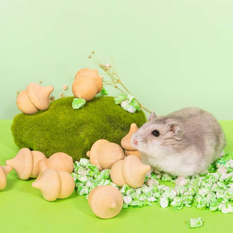 ハムスターケージ 天然木の魔法の重ね塔ハウス