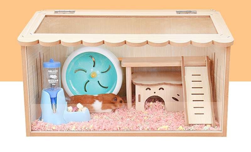 ハムスターケージ 高級木製ハムスターの楽園ケージ