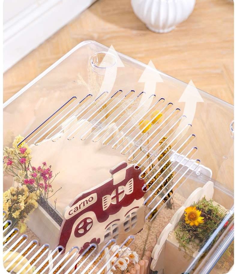 ハムスターケージ 高透明ハムスターパレス