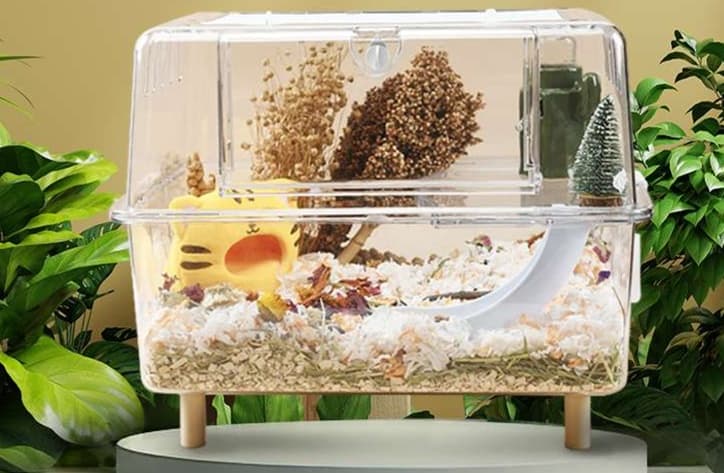 ハムスターケージ 透明アクリル製ハムスターハウス