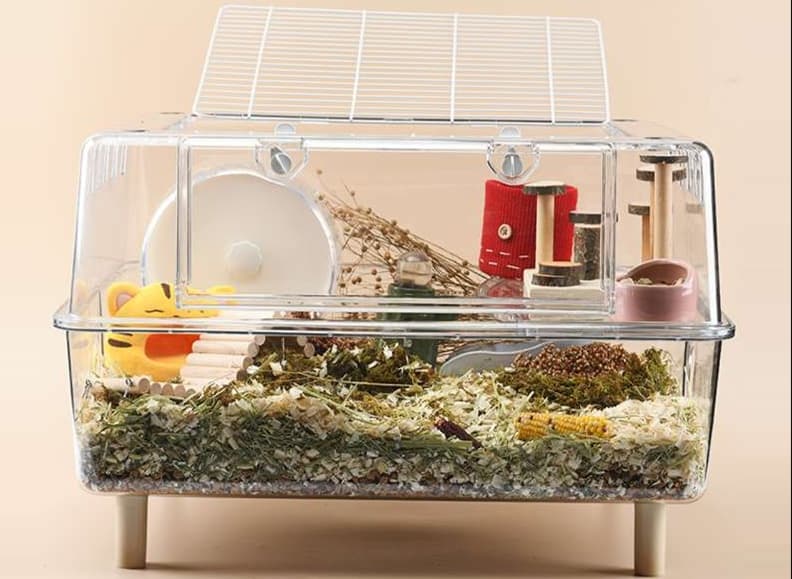ハムスターケージ 透明アクリル製ハムスターハウス