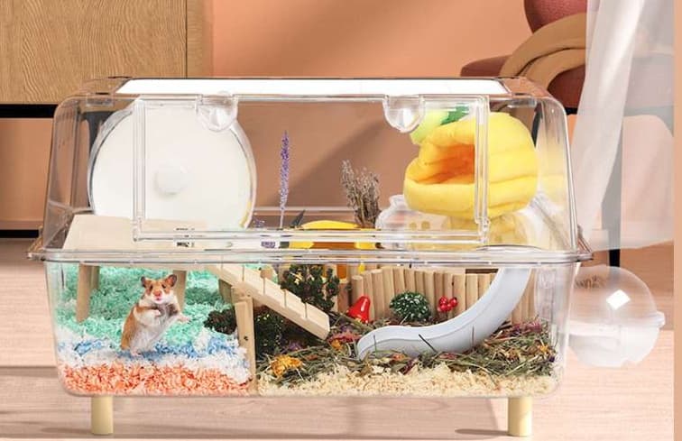 ハムスターケージ 透明ハムスターパレス