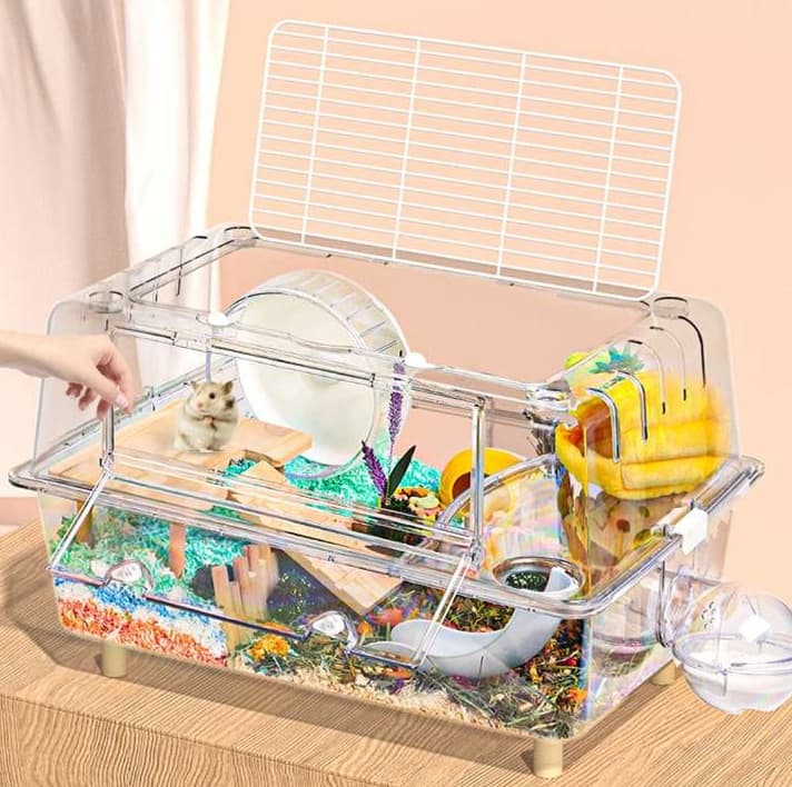 ハムスターケージ 透明ハムスターパレス