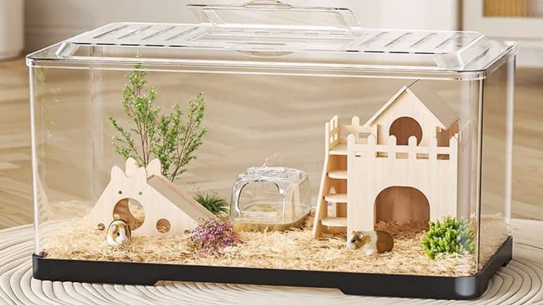 ハムスターケージ 全景見渡せるハムスターパレス