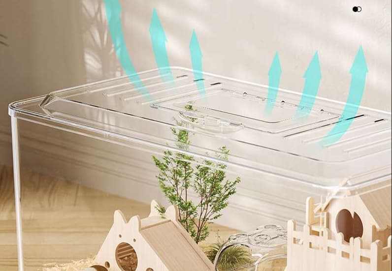 ハムスターケージ 全景見渡せるハムスターパレス