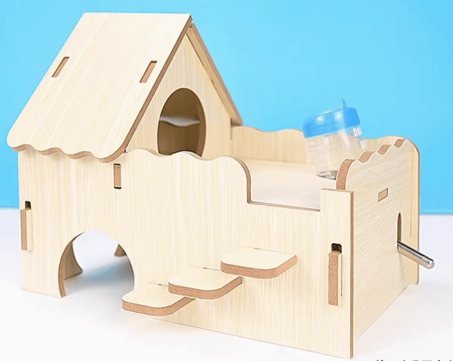 ハムスターケージ 組み立て自由な小屋風ハムスターハウス