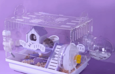 全景クリアビューハムスターケージ