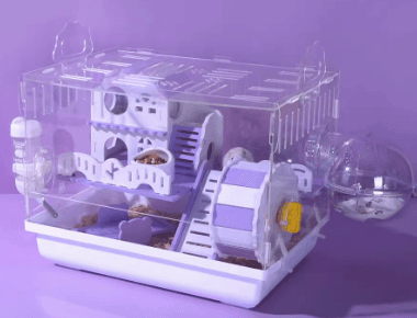 全景クリアビューハムスターケージ