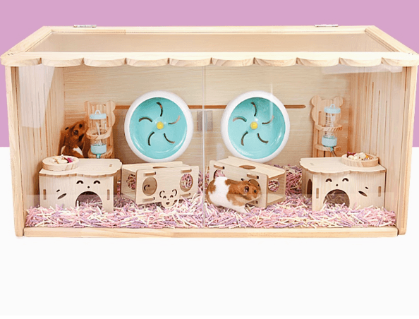 ハムスターケージ ナチュラル北欧風ハムスター邸