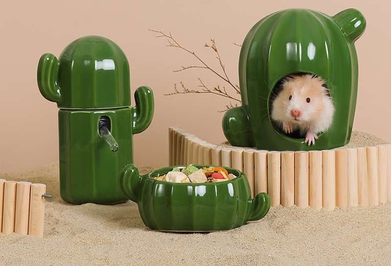 ハムスターケージ サボテンセラミックハウス