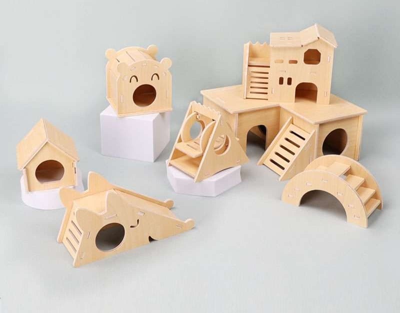 ハムスターケージ くつろぎハムスターの遊び小屋