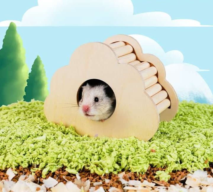 ハムスターケージ もこもこ雲のおうち