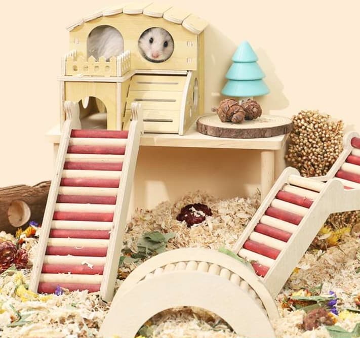 ハムスターケージ ツインルーフ ナチュラルハウス