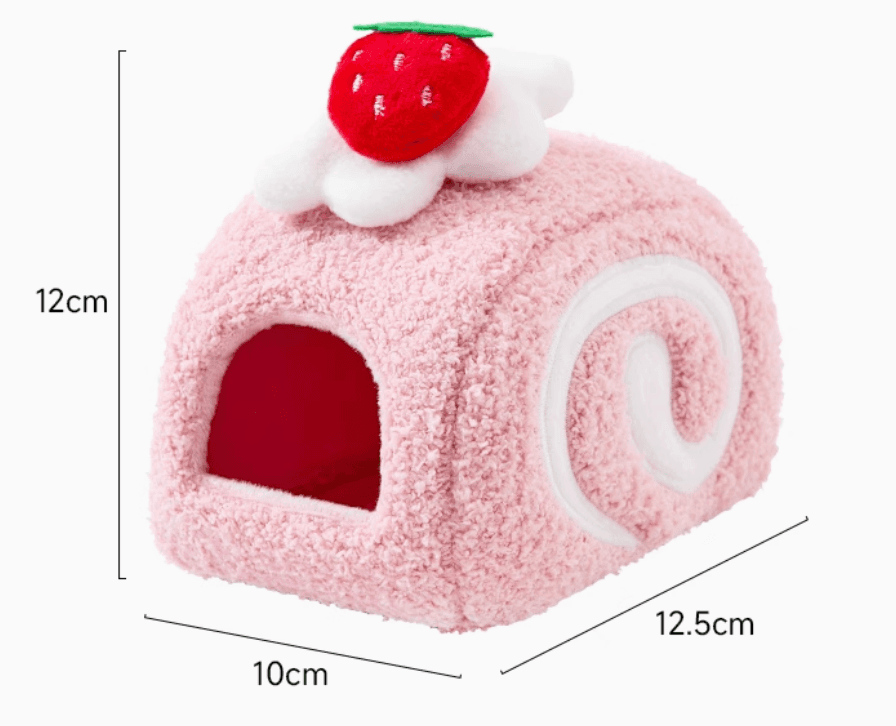 ハムスターケージ ロールケーキ型ぬくぬくハウス