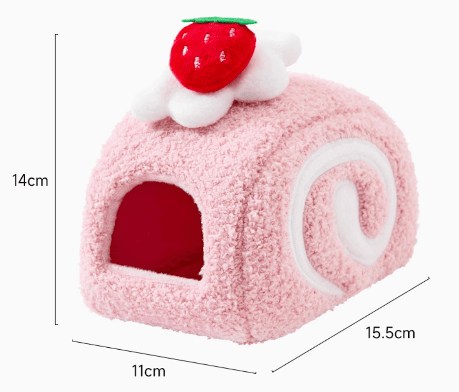 ハムスターケージ ロールケーキ型ぬくぬくハウス