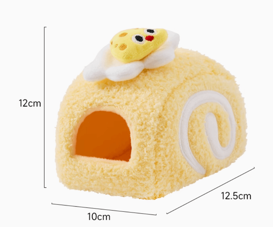 ハムスターケージ ロールケーキ型ぬくぬくハウス