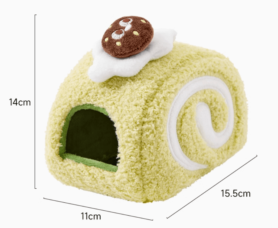 ハムスターケージ ロールケーキ型ぬくぬくハウス