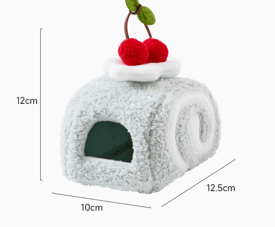 ハムスターケージ ロールケーキ型ぬくぬくハウス