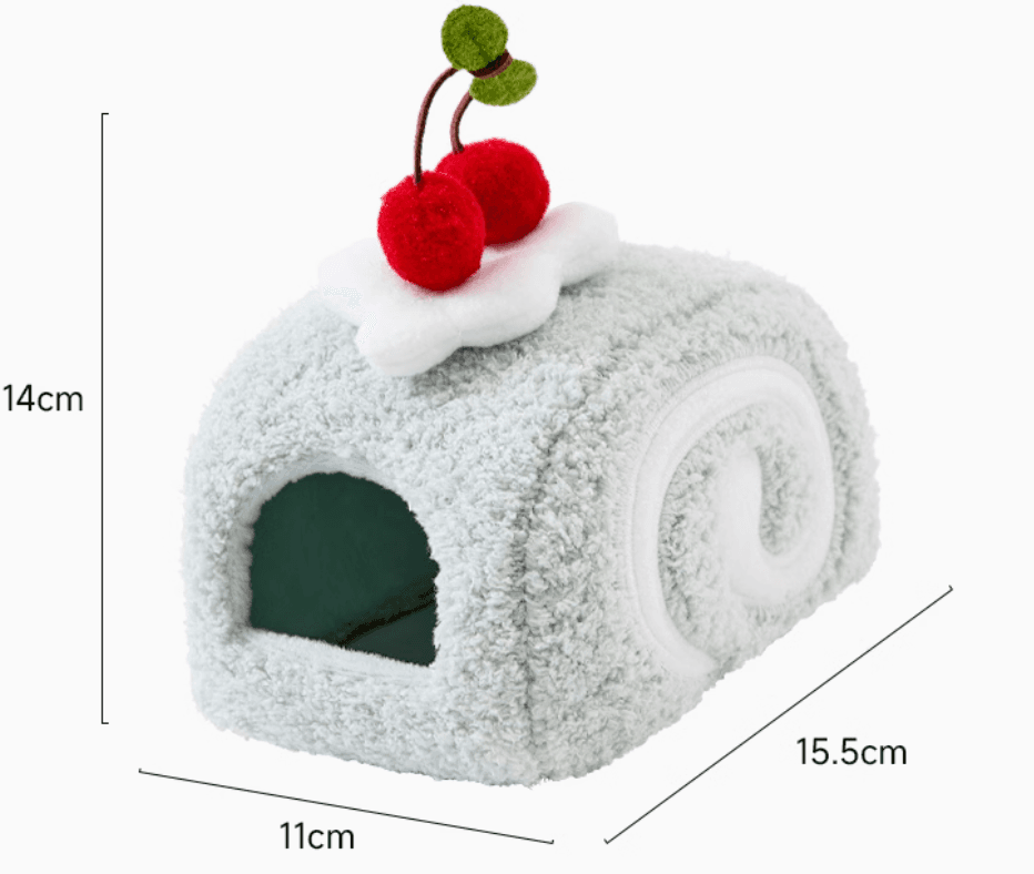 ハムスターケージ ロールケーキ型ぬくぬくハウス