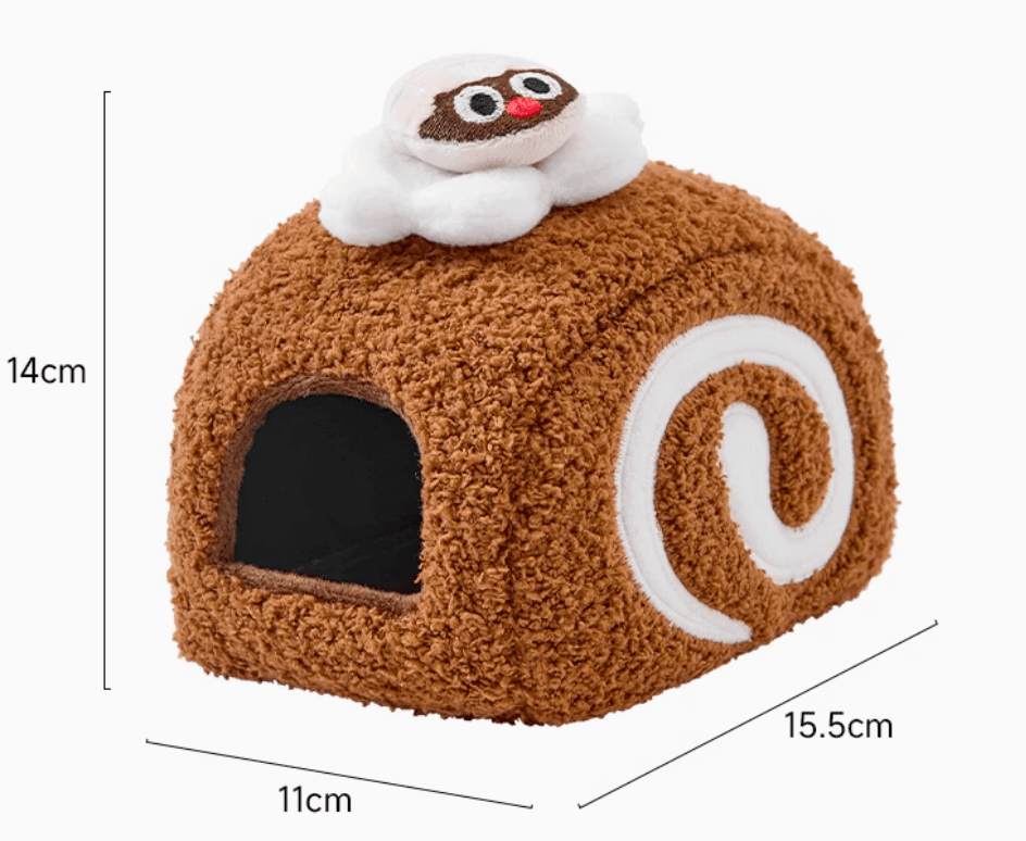 ハムスターケージ ロールケーキ型ぬくぬくハウス