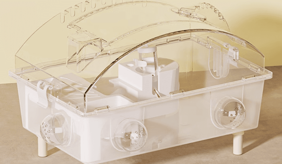 超大型トンネル付きアクリルハムスターケージ