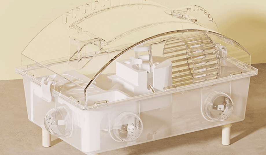 超大型トンネル付きアクリルハムスターケージ