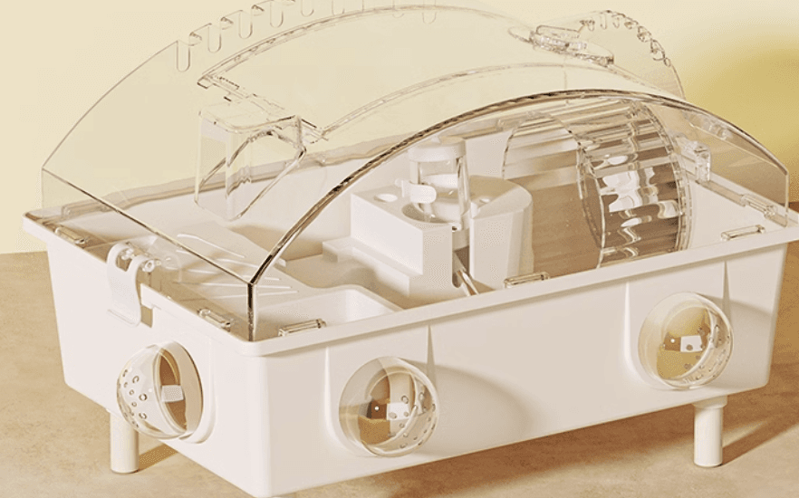 超大型トンネル付きアクリルハムスターケージ