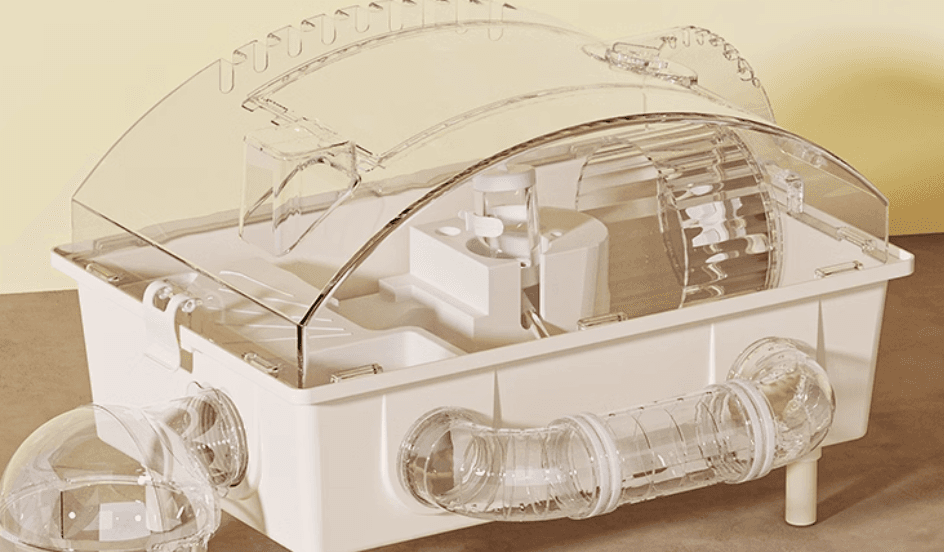 超大型トンネル付きアクリルハムスターケージ
