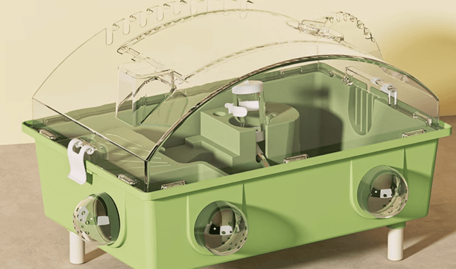 超大型トンネル付きアクリルハムスターケージ