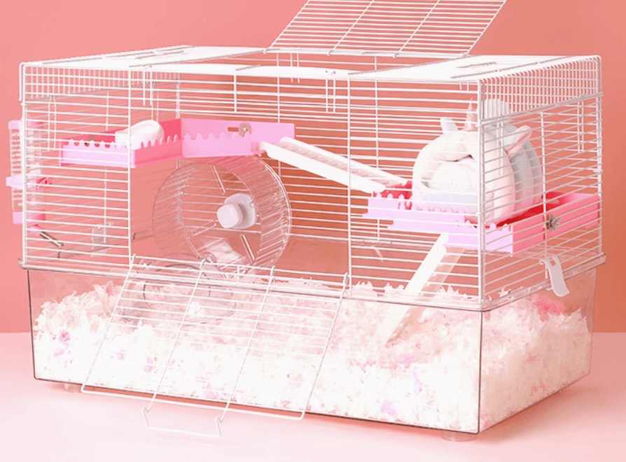 二重開閉式星宿ハムスターケージ