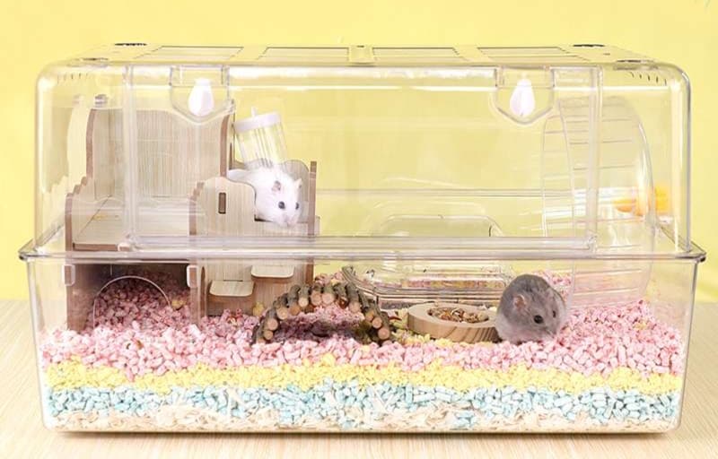 ハムスターケージ 透明パノラマハムスターハウス