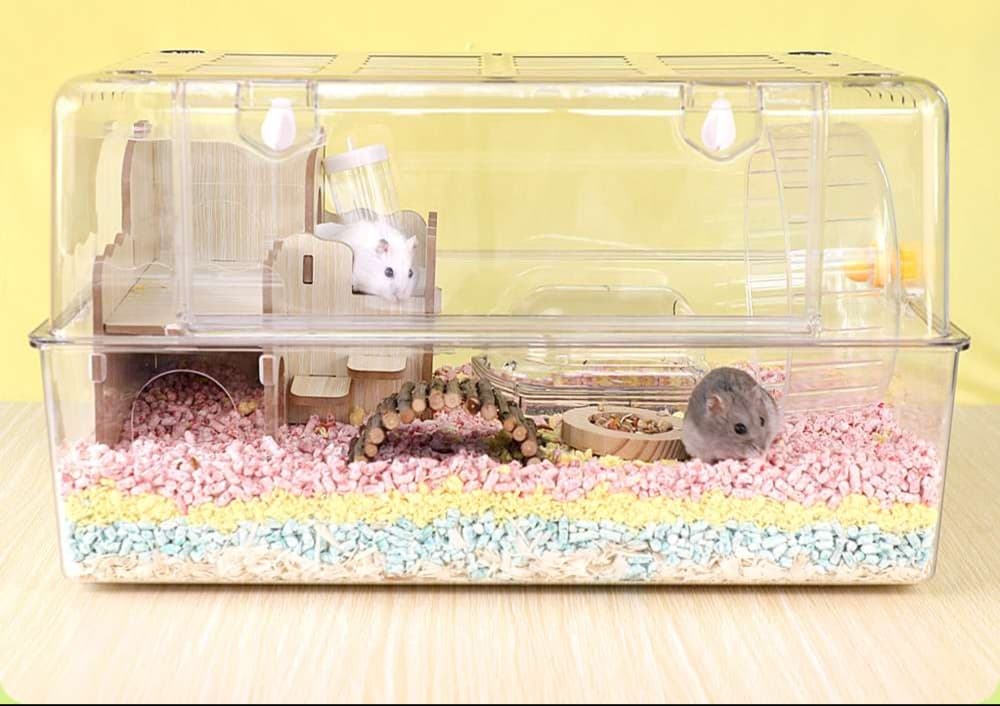 ハムスターケージ 透明パノラマハムスターハウス