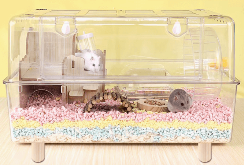 ハムスターケージ 透明パノラマハムスターハウス