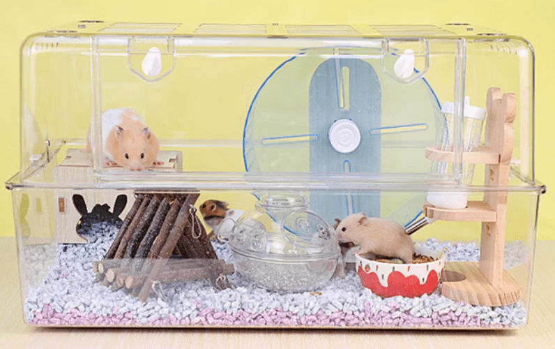 ハムスターケージ 透明パノラマハムスターハウス