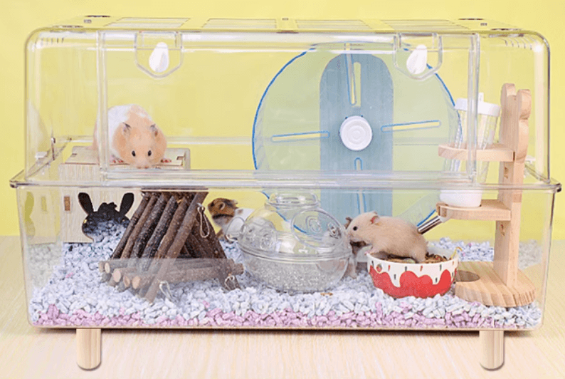 ハムスターケージ 透明パノラマハムスターハウス