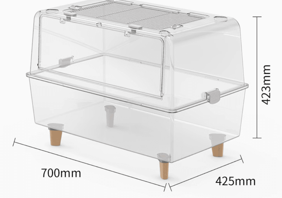 ハムスターケージ 高透明プレミアムハムスターハウス