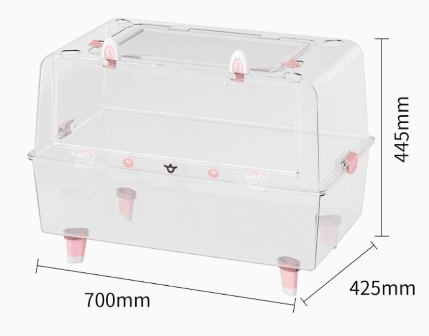 ハムスターケージ 高透明プレミアムハムスターハウス