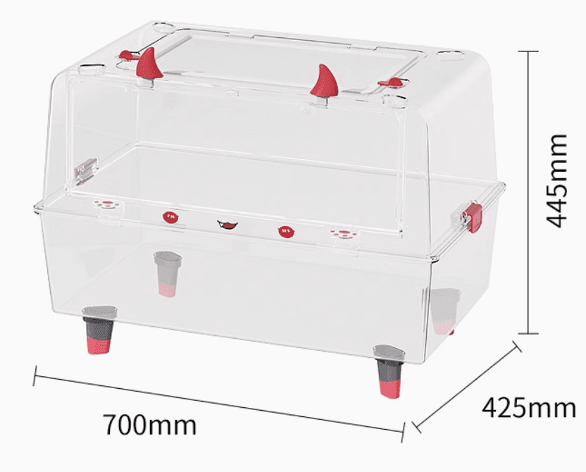 ハムスターケージ 高透明プレミアムハムスターハウス
