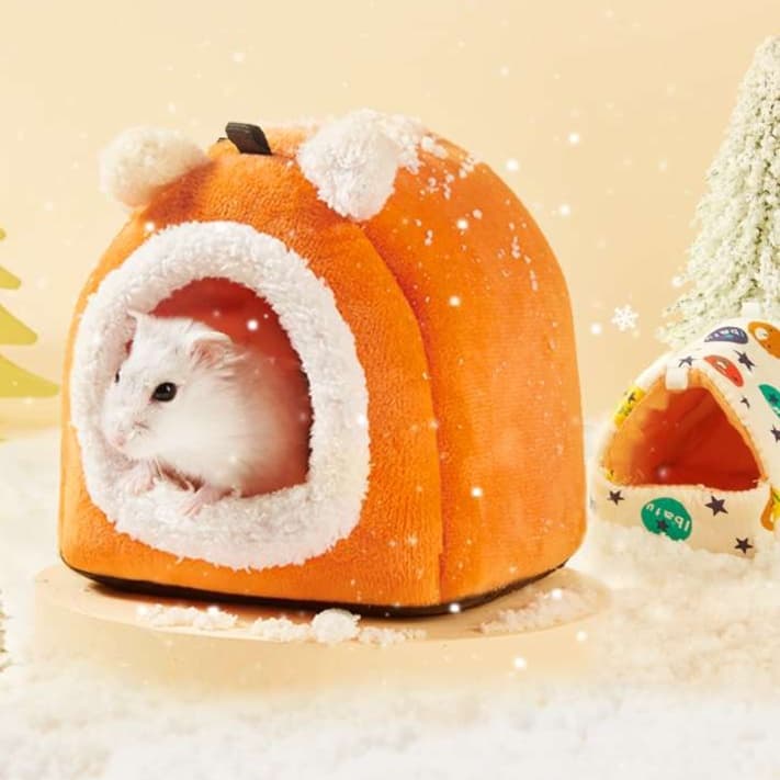 ハムスターケージ もこもこ冬ごもりハムスターハウス