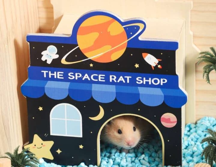 ハムスターケージ 宇宙探検ハムスターの隠れ家