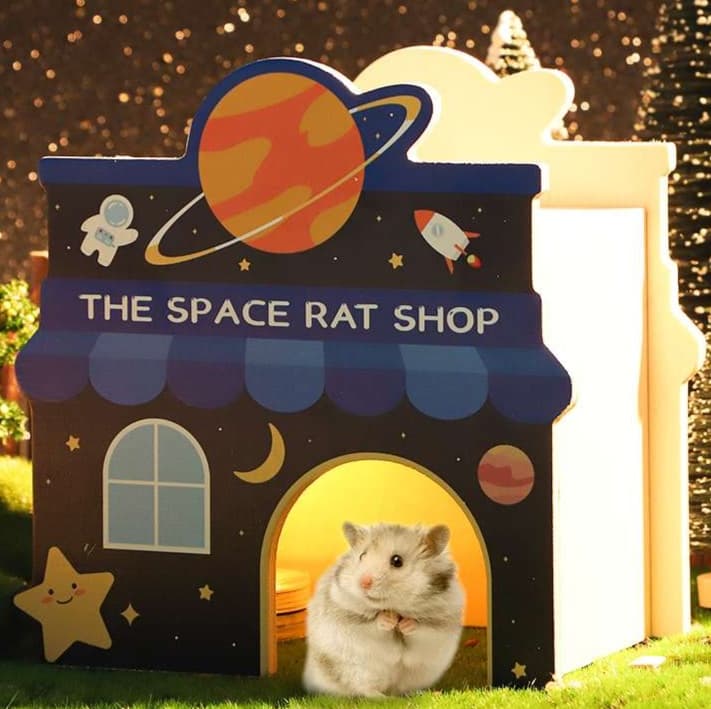 ハムスターケージ 宇宙探検ハムスターの隠れ家