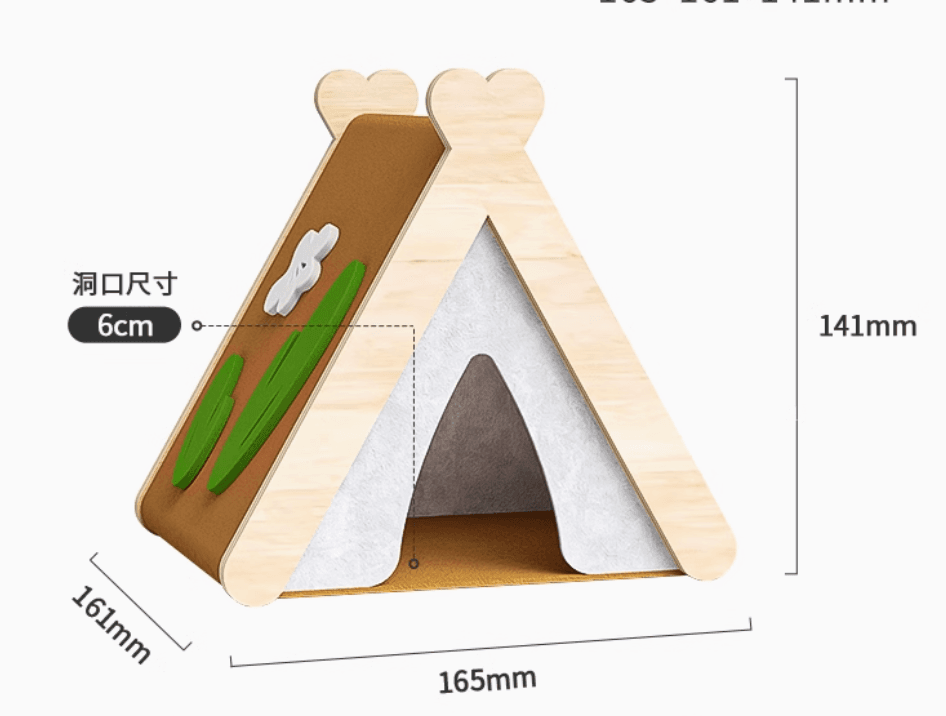 ハムスターケージ 三角おうちハムスターハウス
