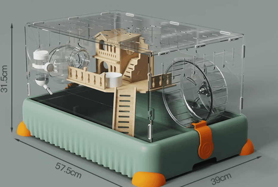 三層パノラマ シースルーハムスターケージ