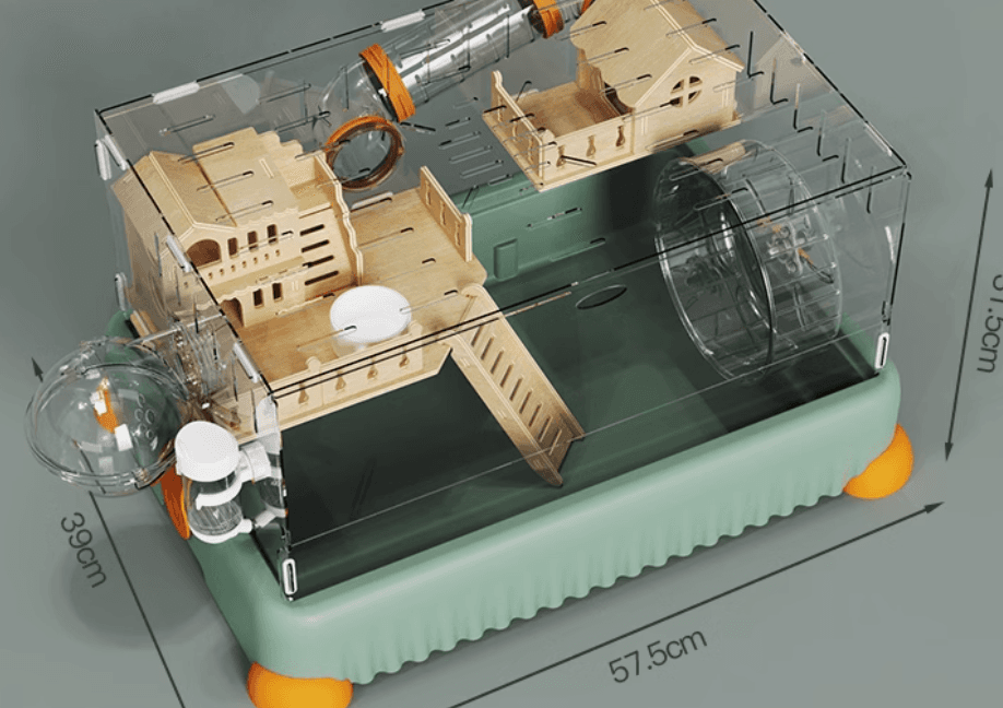 三層パノラマ シースルーハムスターケージ