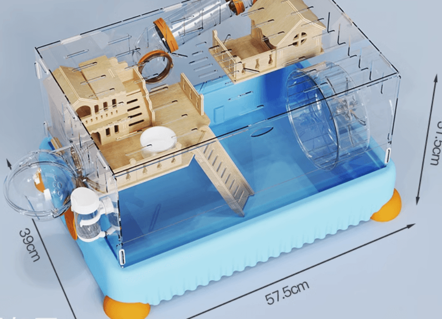 三層パノラマ シースルーハムスターケージ