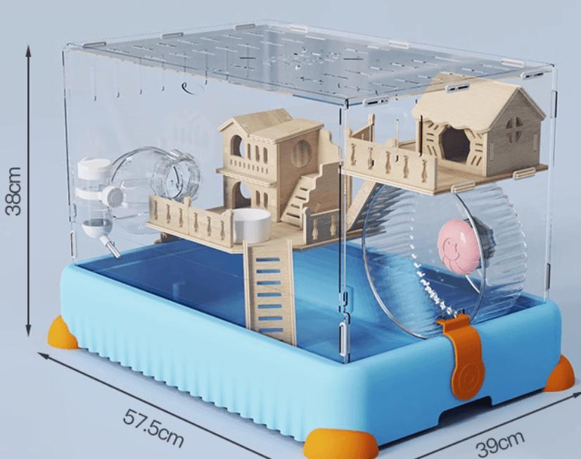 三層パノラマ シースルーハムスターケージ