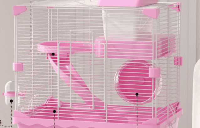 ハムスターケージ 快適二階建てハムスター網ケージ