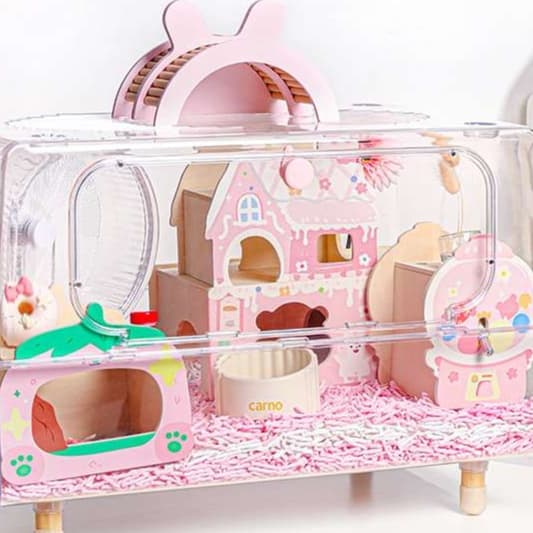 テレビ型アクリルハムスターケージ