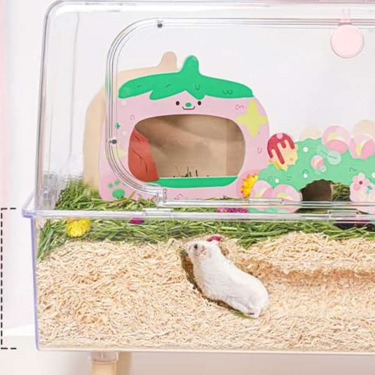 テレビ型アクリルハムスターケージ
