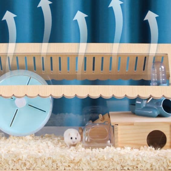 ハムスターケージ 全景観察型超大型ハムスター飼育ケージ